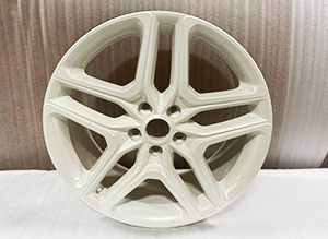 Stripped and refinished automotive rims